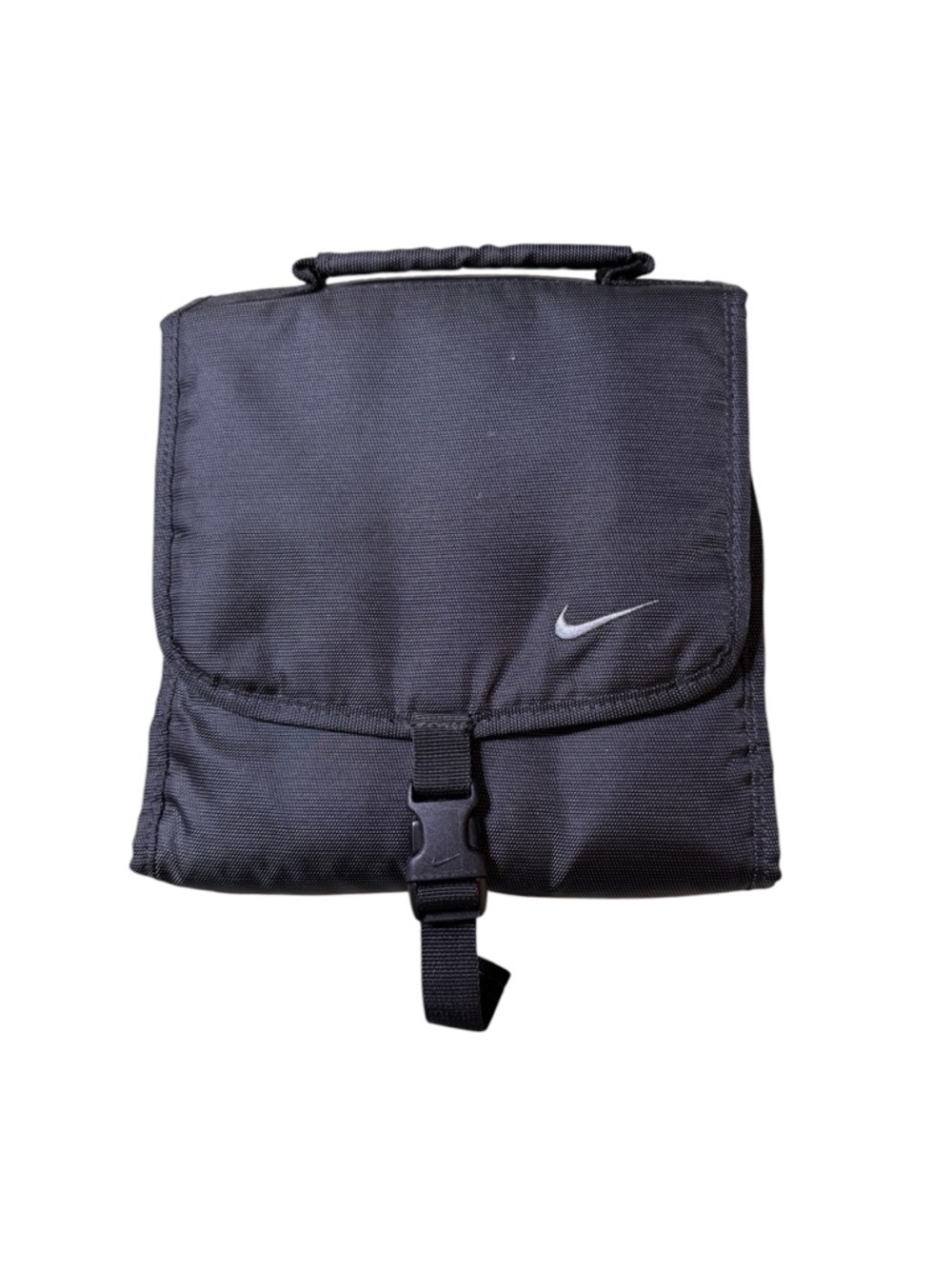 Vintage Nike Black Foldable Toilety Cosmetic Travel Bag